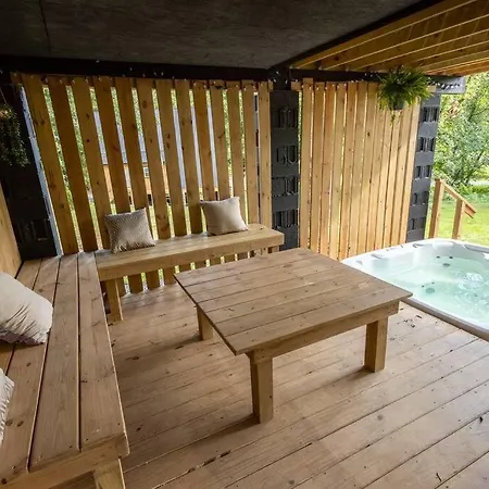 Valhalla Cabins Aframes With Hot Tubs & Sauna Cosby Exterior photo