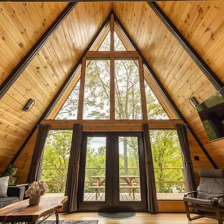 Valhalla Cabins Aframes With Hot Tubs & Sauna Cosby Exterior photo